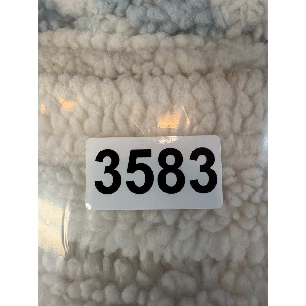 Pink Victoria's Secret Sweater Womens Gray White Geo 1/4 Zip Sherpa Fleece M - Picture 7 of 7
